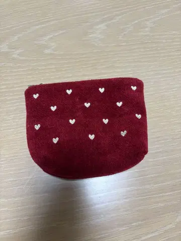 페이러 러브러리 하트 보트형 파우치 M