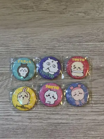 치이카와 (먼작귀) 도쿄 TOKYO 캔 배지 6개 세트