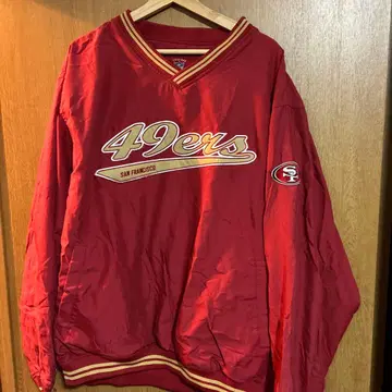 샌프란시스코 49ers V넥 트레이닝복 레드