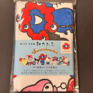 오사카 엑스포 산리오 먀쿠먀쿠 헬로키티 쿠로미 포차코 와 타월
