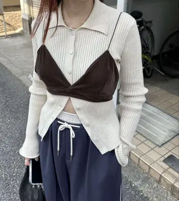 PILIT 브라운 벨로아 브라 뷔스티에