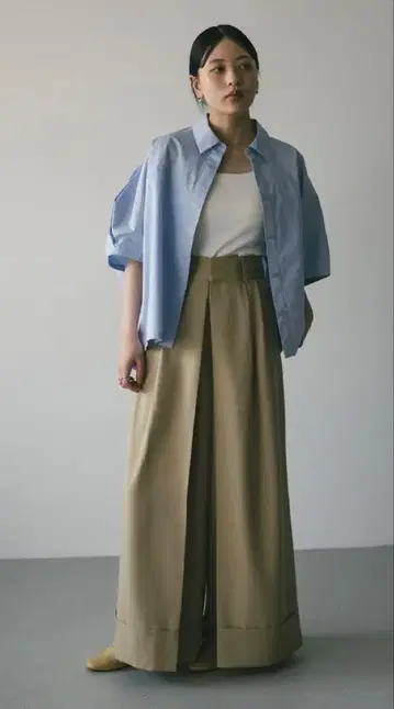 [ STYLEMIXER ] 텐트 슬리브 루즈 셔츠