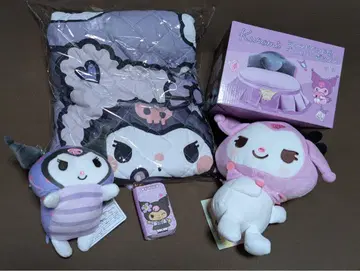 쿠로미 봉제 인형 케이스 담요 세트