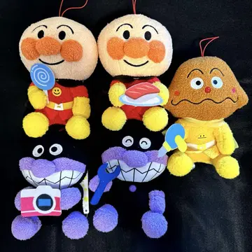 호빵맨 코로후와 봉제 인형 5체 세트
