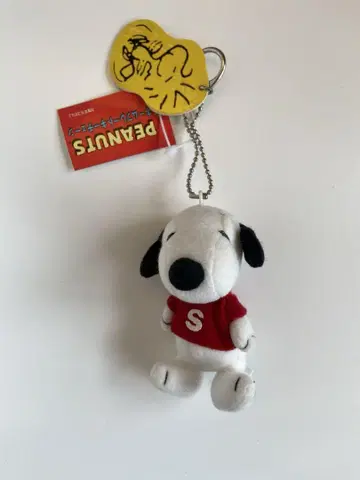 레트로 SNOOPY 명찰 키체인 스누피 T셔츠