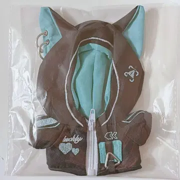 10cm 인형용 의류 고양이 귀 후드티 사이버