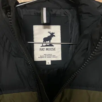 FAT MOOSE 파트무스 후드 부착 다운 자켓 S 사이즈