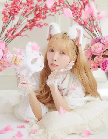 [ sugar ] 고양이 무녀 레이스 하카마 5종 세트