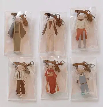 문호 스트레이독스 의상형 참 6종 세트