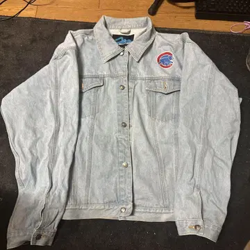 90s Tri-Mountain 시카고 컵스 데님 자켓 XL