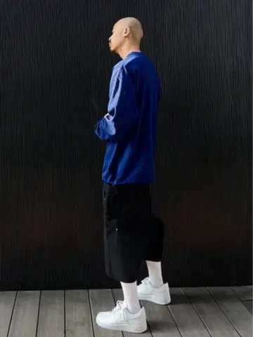 25SS BEAMS 별주 Champion 메쉬 롱 슬리브 T셔츠