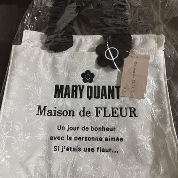 메종 드 플뢰르 MARY QUANT 토트 S 백 미사용