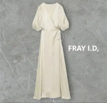 FRAY ID 프레이 아이디 카슈쿨 새틴 원피스 다나카 미나미 착용