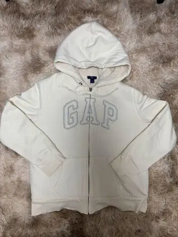 GAP 플리스 후드티 US X 화이트