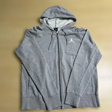새상품급 조던 Jordan 그레이 풀 집업 후드티 XXL