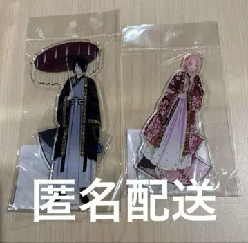 NARUTO 니지겐노모리 꽃빛의 전령 아크릴 스탠드 사스케 사쿠라 2