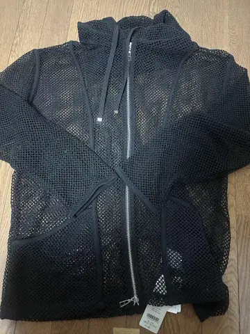 HARE 메쉬 후드 후드티 블랙 F