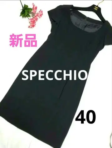 SPECCHIO 스페치오 고급 원피스 블랙 포멀 블랙