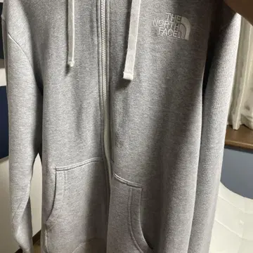 THE NORTH FACE 그레이 풀 집업 후드티