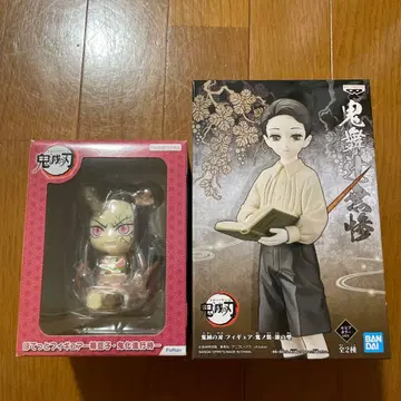 귀멸의 칼날 피규어 세트 네즈코 키부츠지 무잔