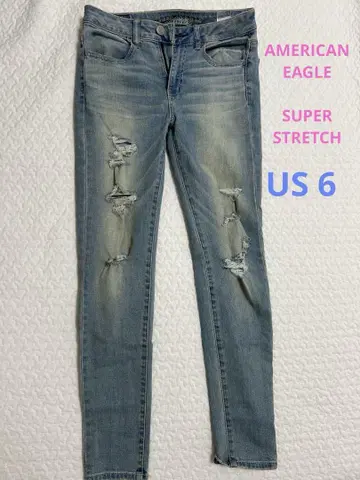 AMERICAN EAGLE OUTFITTERS 데미지 가공 청바지