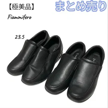 [ 컨디션 최상 ] Fiammifero 슬립온 캐주얼 슈즈 블랙 23.5