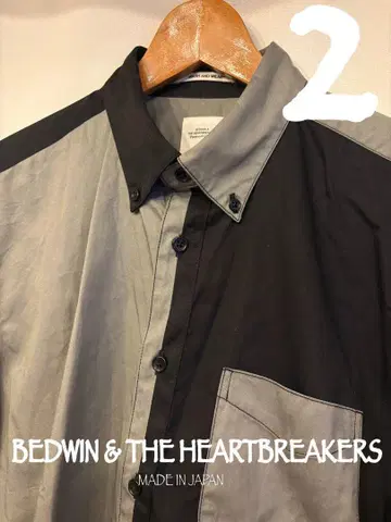 일본제 BEDWIN & THE HEARTBREAKERS 바이컬러 셔츠 2