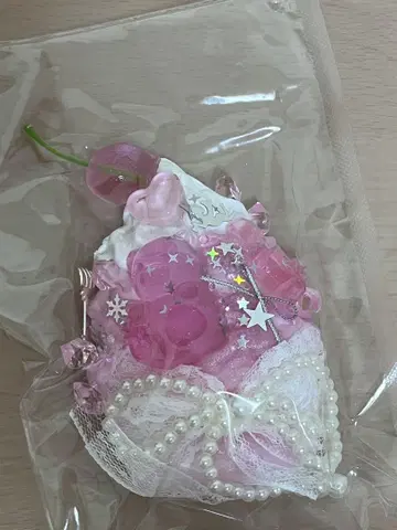 핑크 곰 아이스크림 스퀴즈 냐냐 키라키라 선생님