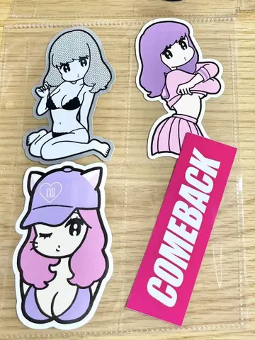 코지마 하루나 코지하루 22;market conix 스티커 4장 세트