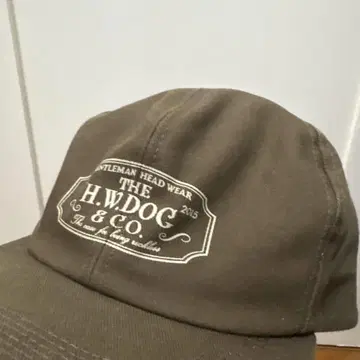H.W.DOG & CO. 워크캡 브라운 M 사이즈