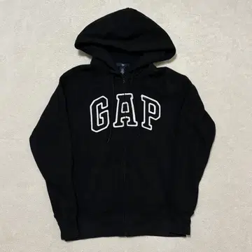 갭 GAP 풀 집업 후드티 속기모 맨투맨 블랙 XXS 사이즈