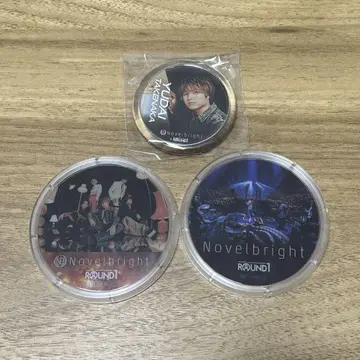 Novelbright 라운드 원 아크릴 코스터 마그넷 세트