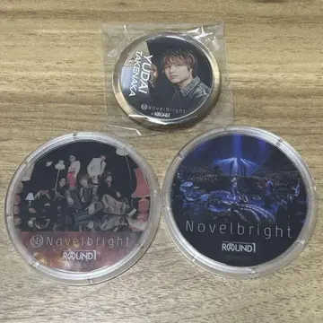 Novelbright 라운드 원 아크릴 코스터 마그넷 세트