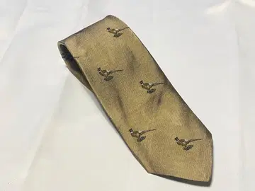 Brooks Brothers 80s 빈티지 크레스트 타이 꿩