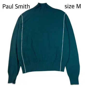 [ size M ] Paul Smith 폴스미스 모크넥 니트 울