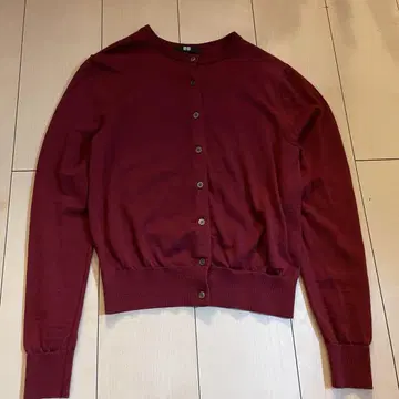 UNIQLO 메리노 크루넥 가디건