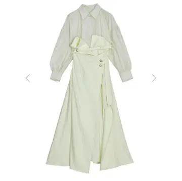 AMERI MILLEFEUILLE SHIRT DRESS