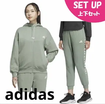 adidas 후드 맨투맨 상하의 세트 셋업 스웨트 팬츠 사이즈 S