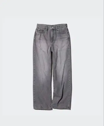 유니클로 UNIQLO 와이드 스트레이트 청바지 05 gray 그레이