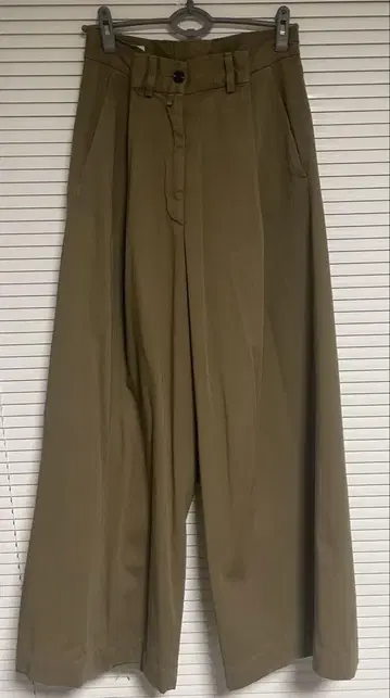 DRIES VAN NOTEN 투 턱 코튼 배기 플레어 팬츠
