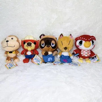 초레어 택 있음 극장판 동물의 숲 컬렉션 봉제 인형 3종 전 5종