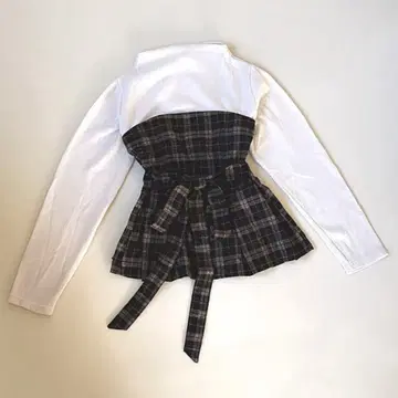 체크 상의