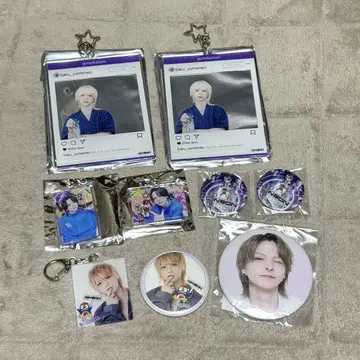 꿈 먹는 NEON 사쿠 실사 아크릴 키링 캔뱃지 묶음 판매