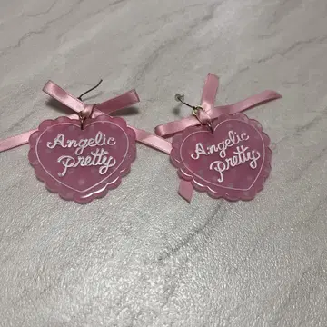 [ 새상품급 ] Angelic Pretty 하트 귀걸이