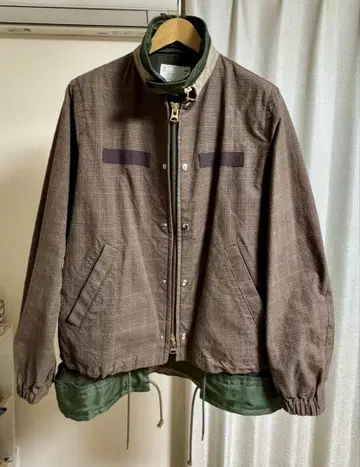 sacai 20-02248M GLENCHECK JACKET
