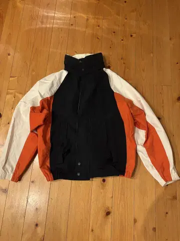NAUTICA 나일론 자켓 네이비 오렌지 화이트