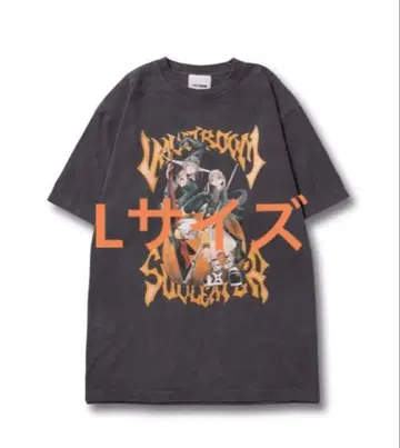 vaultroom SOUL & MAKA TEE / CHARCOAL L