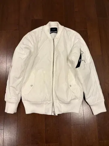 STAMPD 봄버 자켓 화이트 M