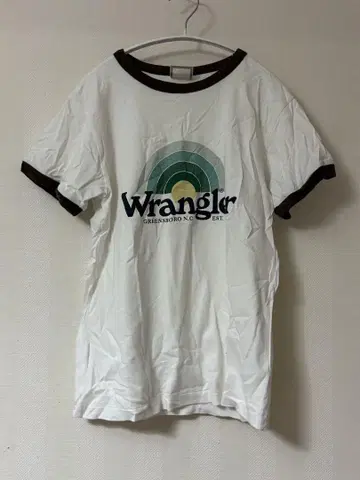 Wrangler 화이트 T셔츠 M 사이즈