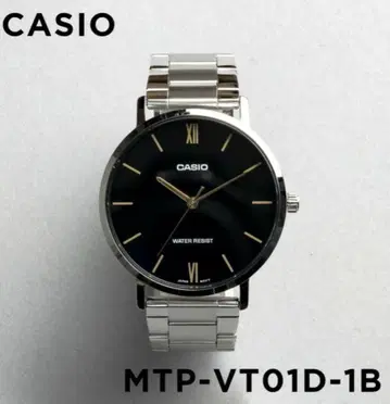카시오 CASIO MTP-VT01D-1B 블랙 손목시계